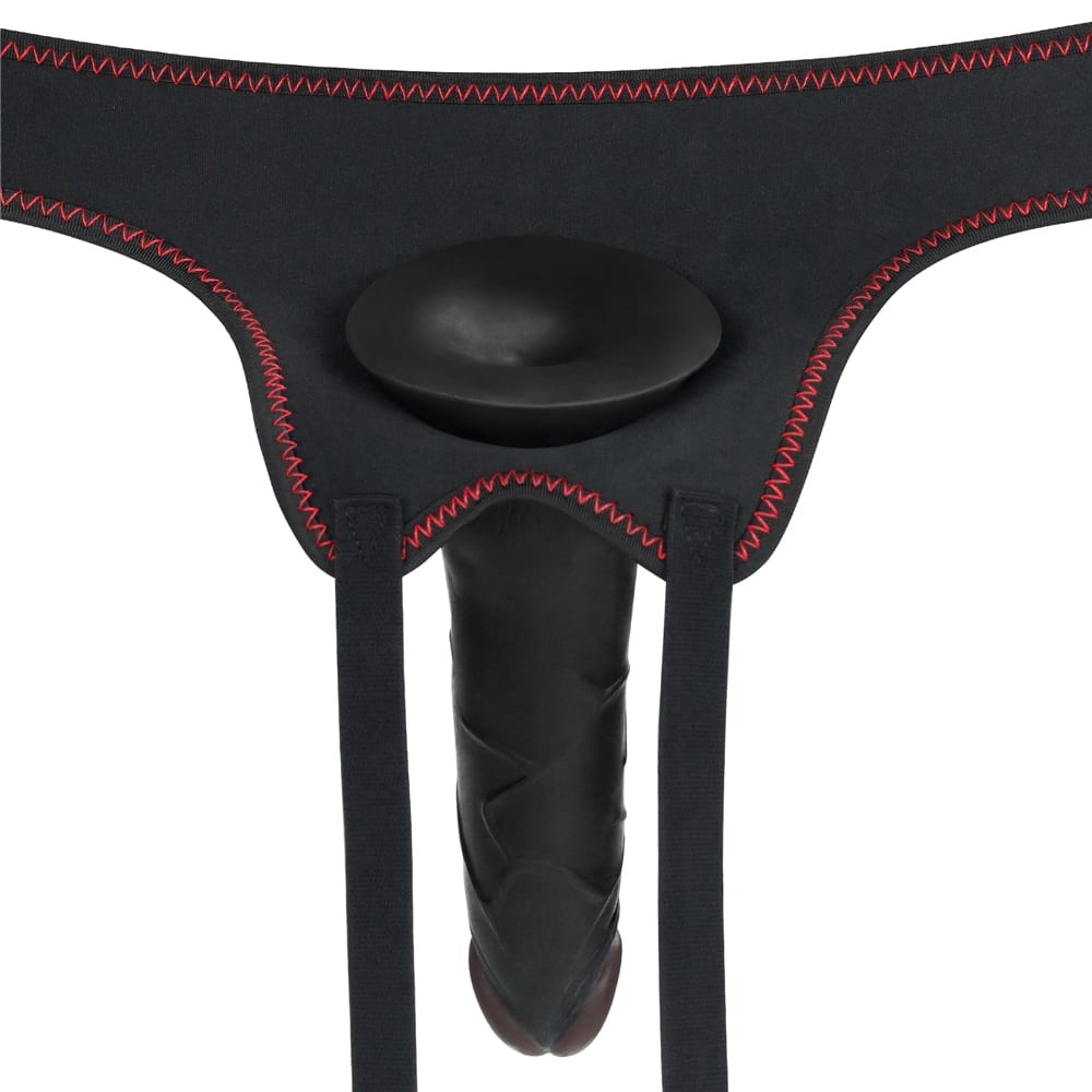 Vibrating Easy Strapon Set 7.5" Black II - Image 8