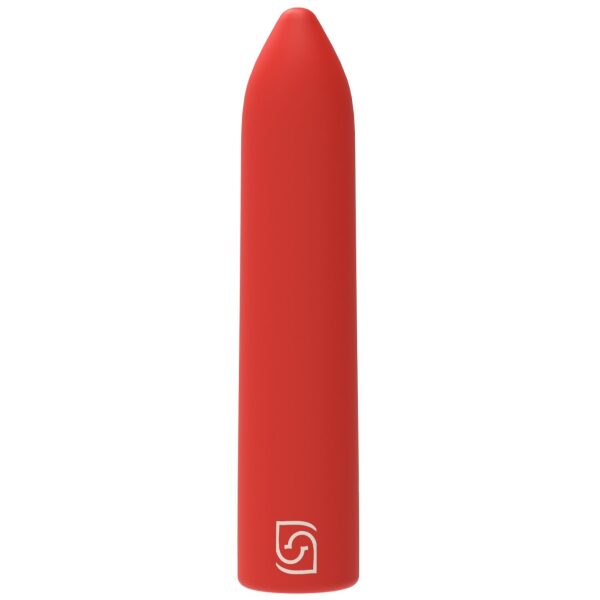 Bullet Vibrator Magic Bullet, 10 Vibration Modes, ABS, USB Rechargeable - Red