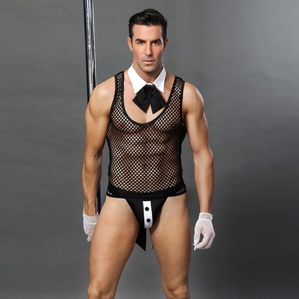 Sexy Butler Costume 5 Pieces - S/L