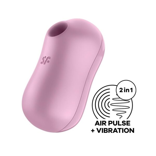 Satisfyer Stimulator Cotton Candy Air Pulse + Vibration - Lilac