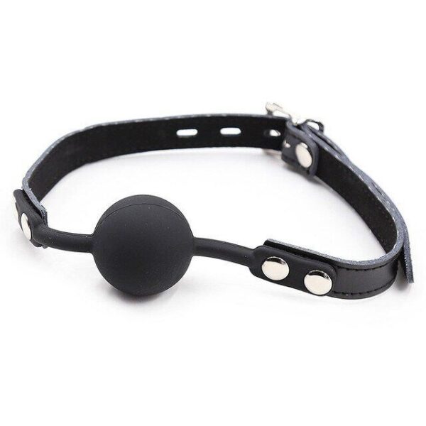 Glamour Gag with Silicone Ball - Black