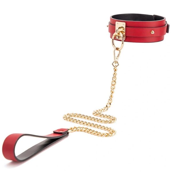 Spice Up Leash & Collar - Red/Gold