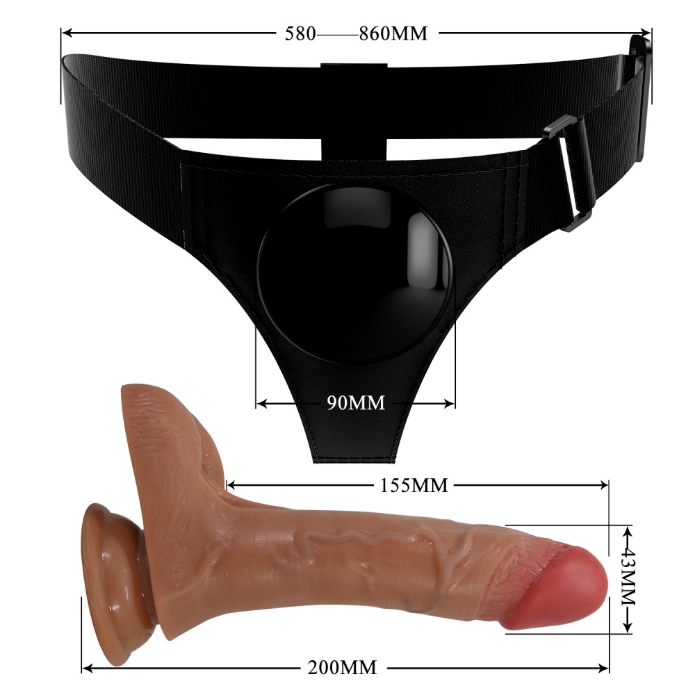 Pretty Love Oher Harness Briefs-Squirting & Vibrating Dildo Set-Strap On - Image 5