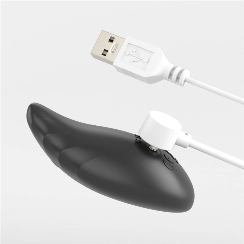 8.0" Dual Layered Platinum Silicone Rotator & Vibrating Rechargeable Cock - Brown - Image 5