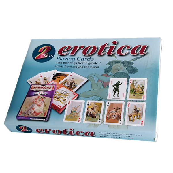 2 Erotica Playing Cards - Set