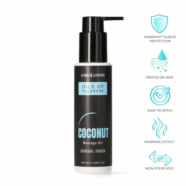 Oil of Pleasure, Coconut Hot Massage Oil, 120 ml