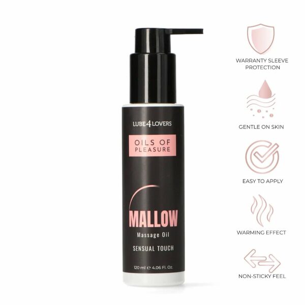 Oil of Pleasure, Marshmallow Hot Massage Oil, 120 ml