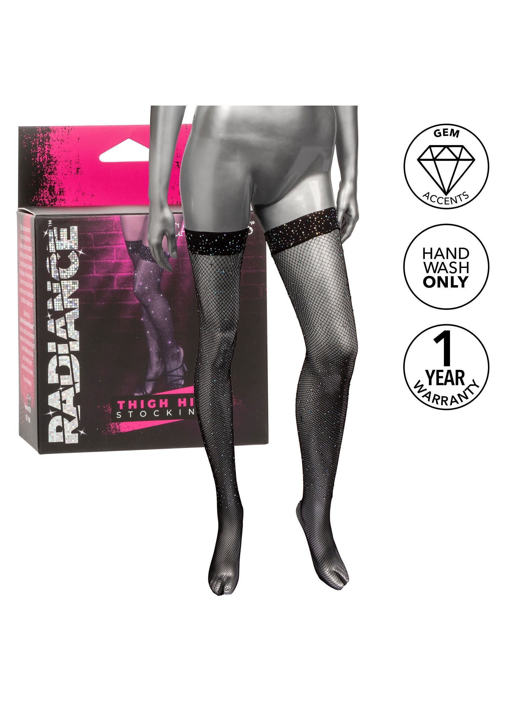 CalExotics Thigh High Stockings - One Size