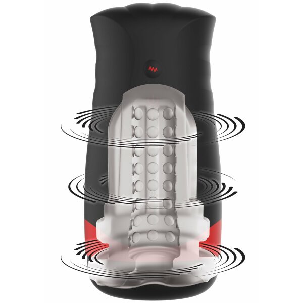 Quantum Cyclone - USB Rechargeable, 2,000 RPM Power Male Masturbator