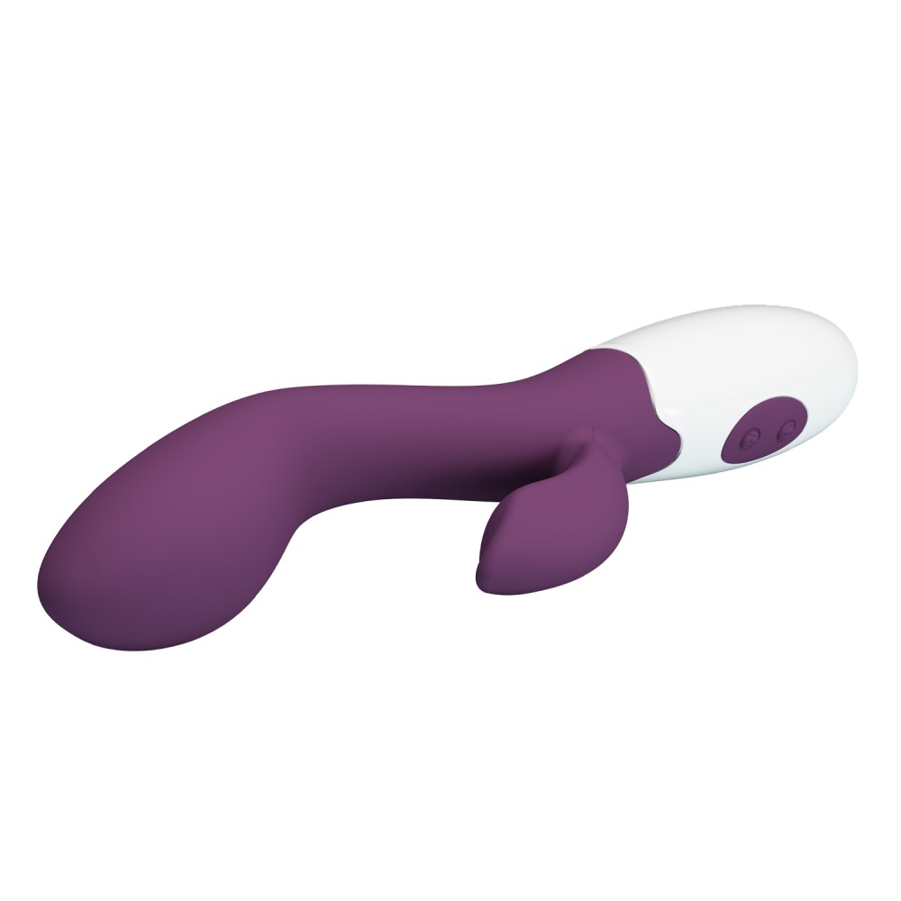 Pretty Love - Brighty G- Spot Rabbit Silicone Vibrator-Purple II - Image 5