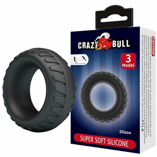Crazy Bull Dilson Super Soft Silicone Penis Ring