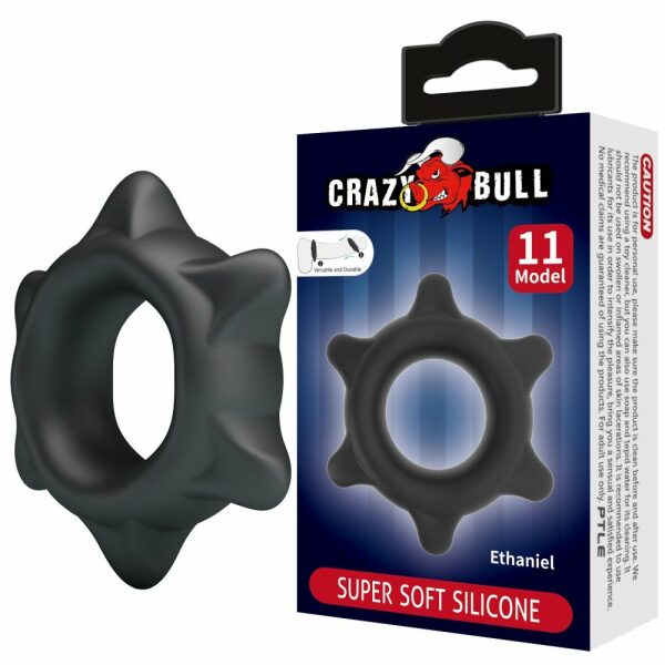 Crazy Bull Ethaniel Super Soft Silicone Penis Ring