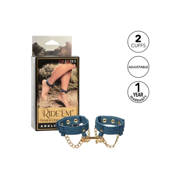 Ride Em Denim Ankle Cuffs