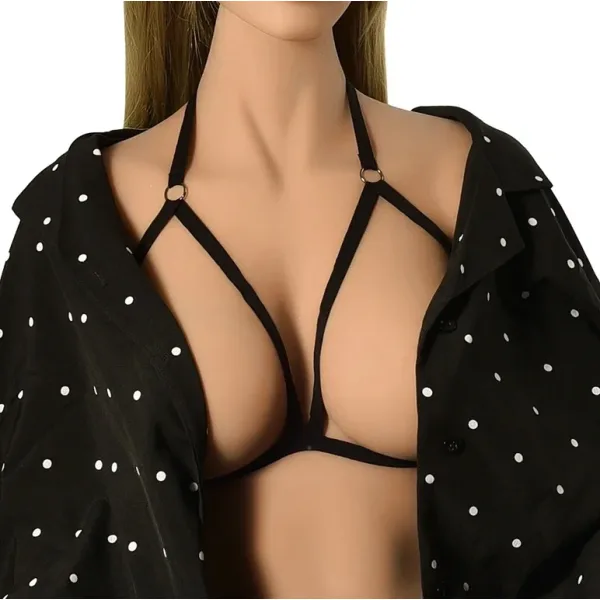 Lorra Top Harness, Black, Matte Straps, XS-L