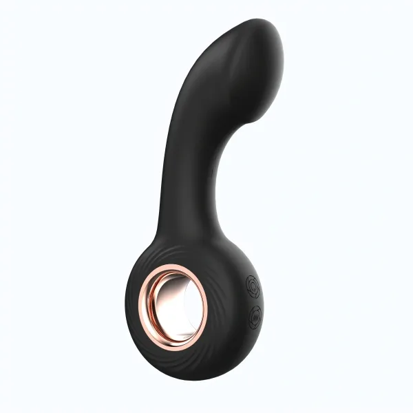 Tim Anal Vibrator, 12 Vibration Modes, Silicone, USB, Black, 12.9 cm