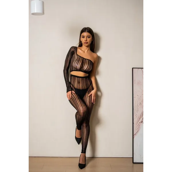 Marta 2 Piece Lingerie Set, Black, S-L
