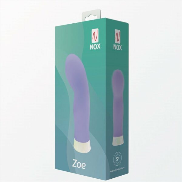 NOX Zoe, Rechargeable, G-Spot & Clitoris Silicone Vibrator - Purple