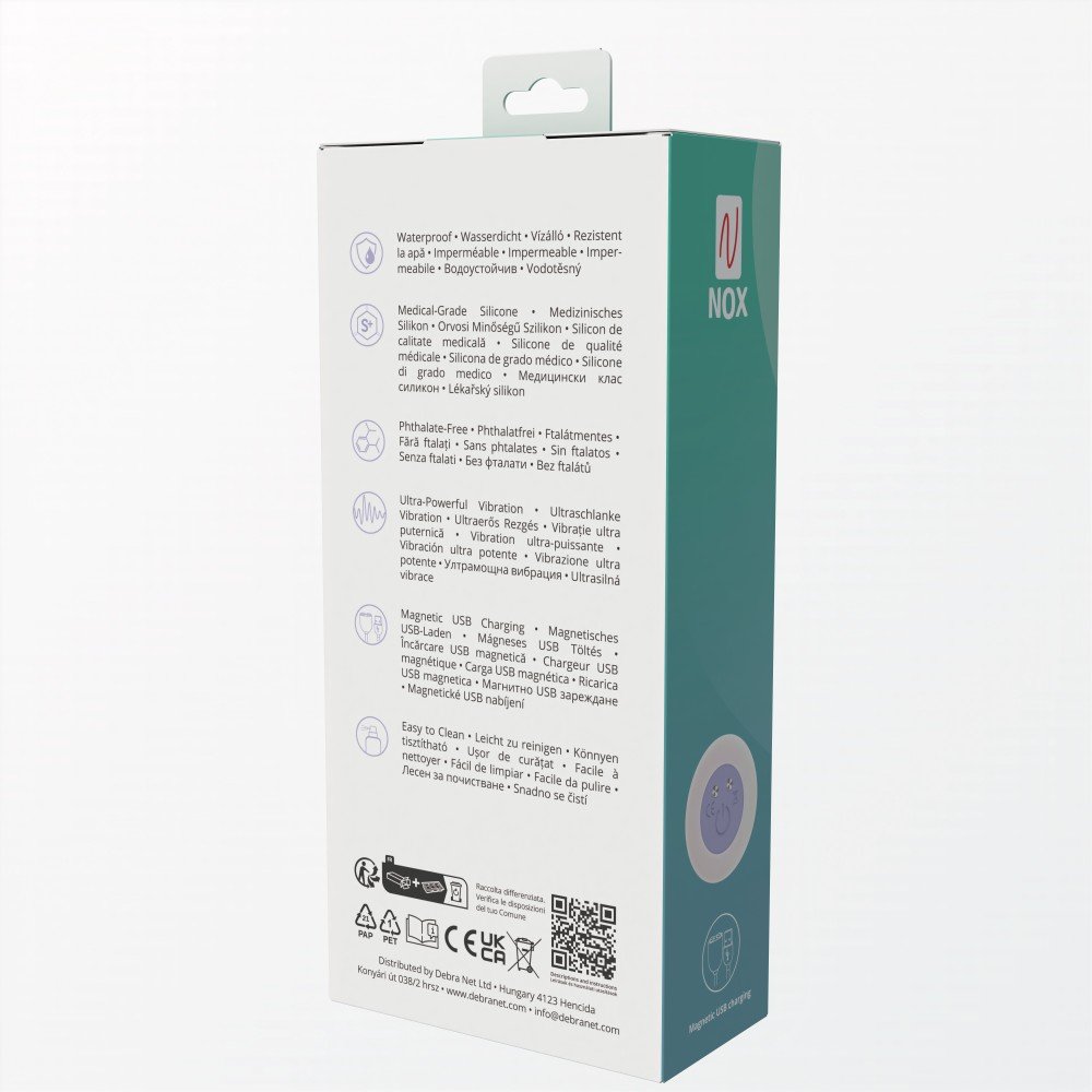 NOX Lyza, Rechargeable, Rabbit G-Spot Silicone Vibrator - Purple - Image 8