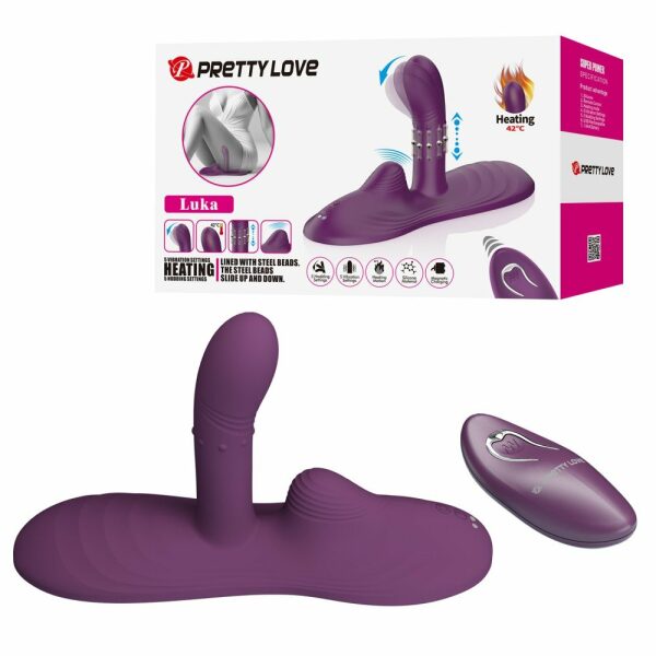 Pretty Love - Luka, Wireless Silicone Double Heating Vibrating Pillow