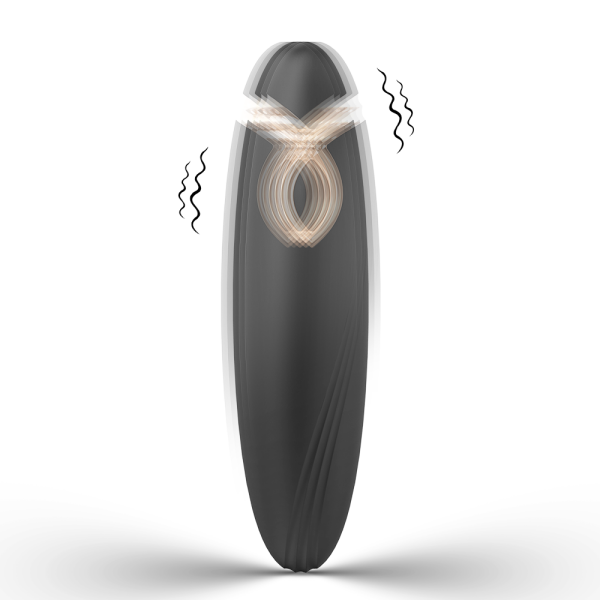Clint Stimulator, 9 Vibration Modes, Silicone, USB Rechargeable, 11,2 cm - Black