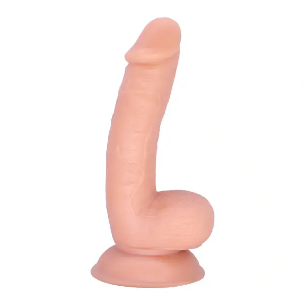No.37 Realistic Dildo, Premium TPE, Flesh, 17.9 cm