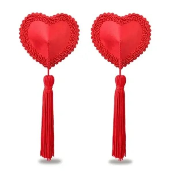 Reusable Red Heart Nipple Pasties
