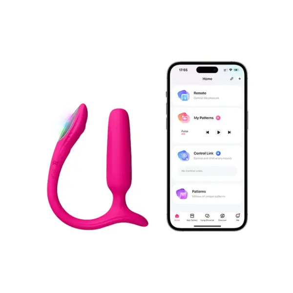 Lovense - Lush Anal, App Controlled, Silicone Rechargeable Vibratating Anal Plug