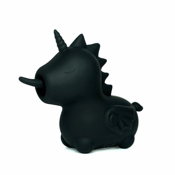 Unihorn - Wild Spirit, Rechargeable Clitoris Silicone Stimulator - Black