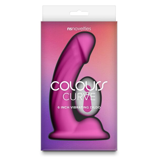 Colours Curve Vibrator, 10 Vibration Modes, Remote Control, Silicone, Pink, 16.4cm