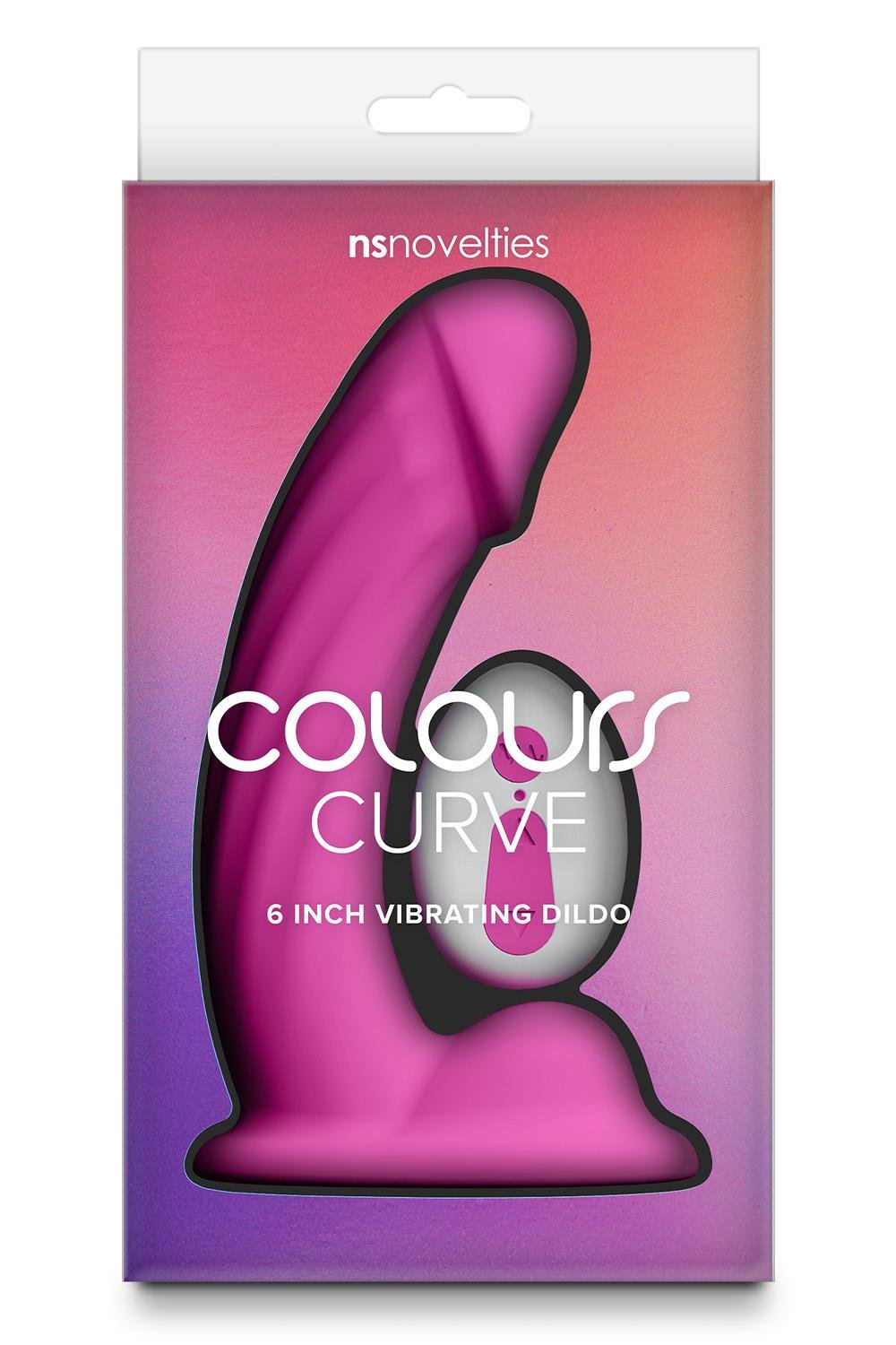 Colours Curve Vibrator, 10 Vibration Modes, Remote Control, Silicone, Pink, 16.4cm
