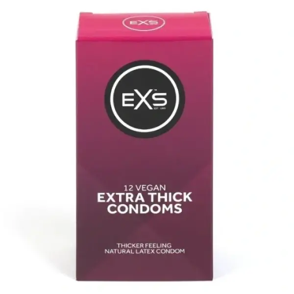 EXS Extra Safe, Thick Condoms - 12 Pack