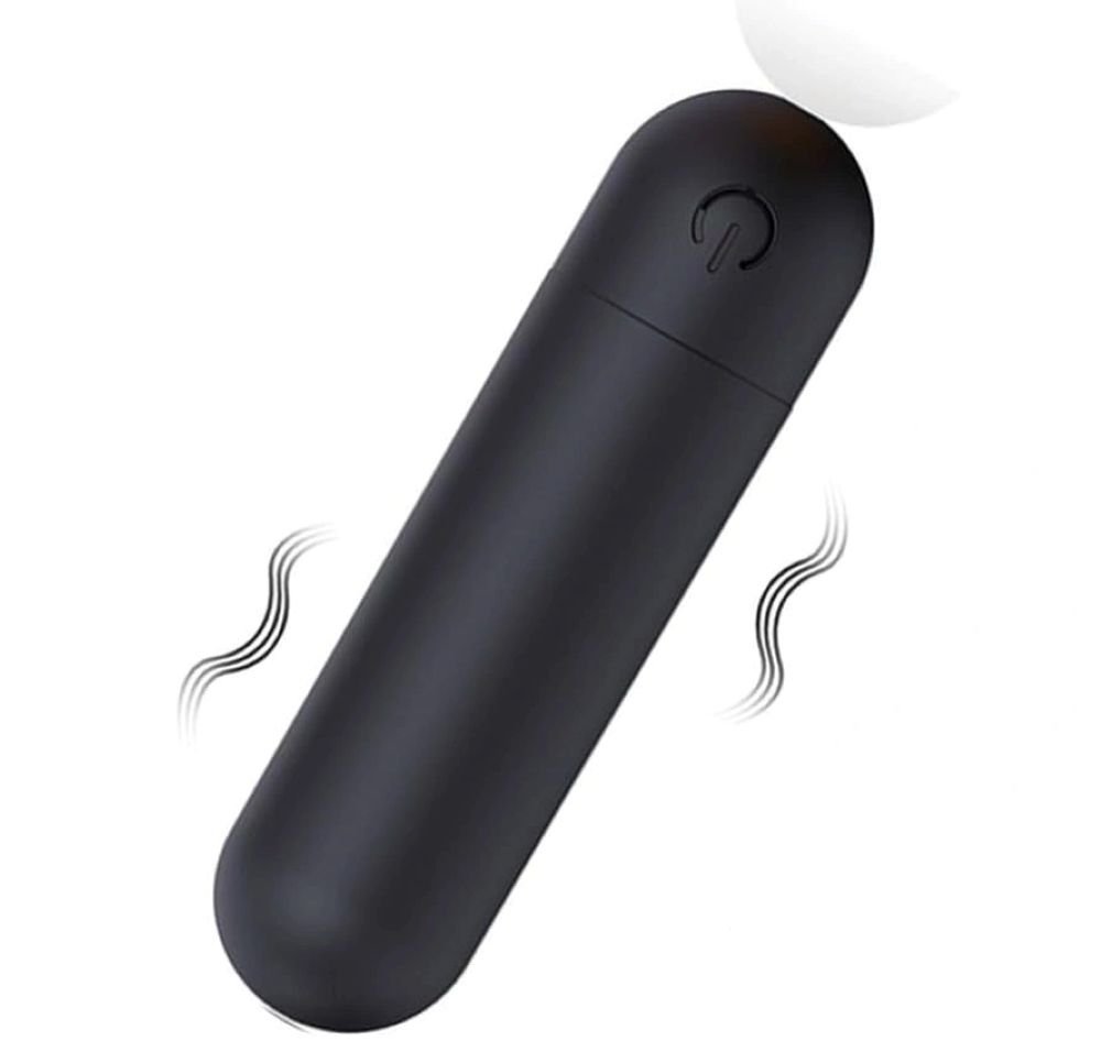VibeX Mini Bullet, 10 Vibration Modes, ABS, USB, Black, 7.5 cm - Image 4