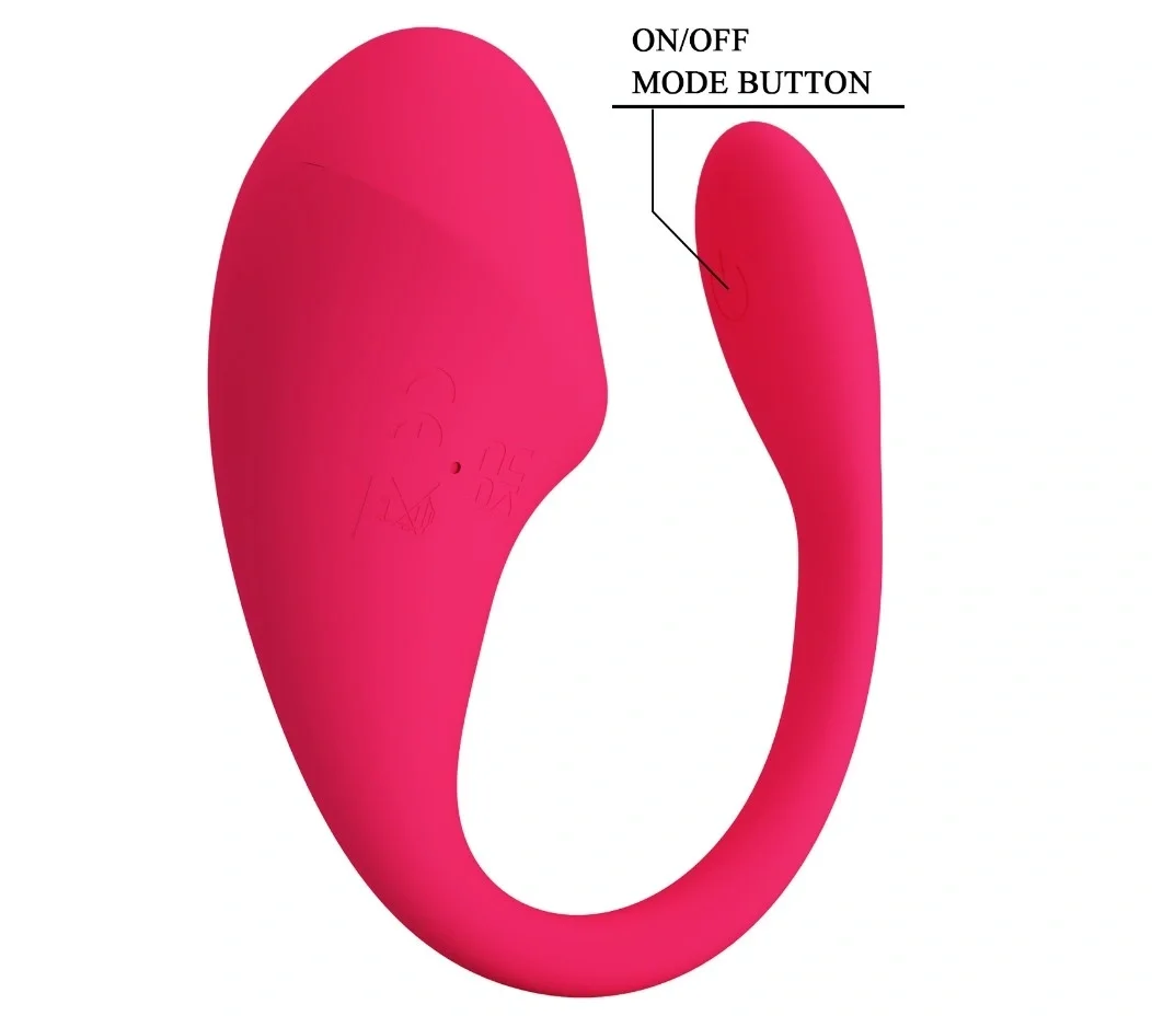 Pretty Love - Thalia Vibrator Egg, Bluetooth Control, Mobile App, Silicone, USB, Pink - Image 3