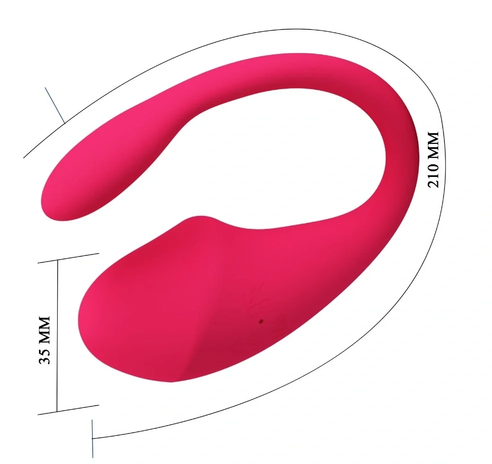 Pretty Love - Thalia Vibrator Egg, Bluetooth Control, Mobile App, Silicone, USB, Pink - Image 2