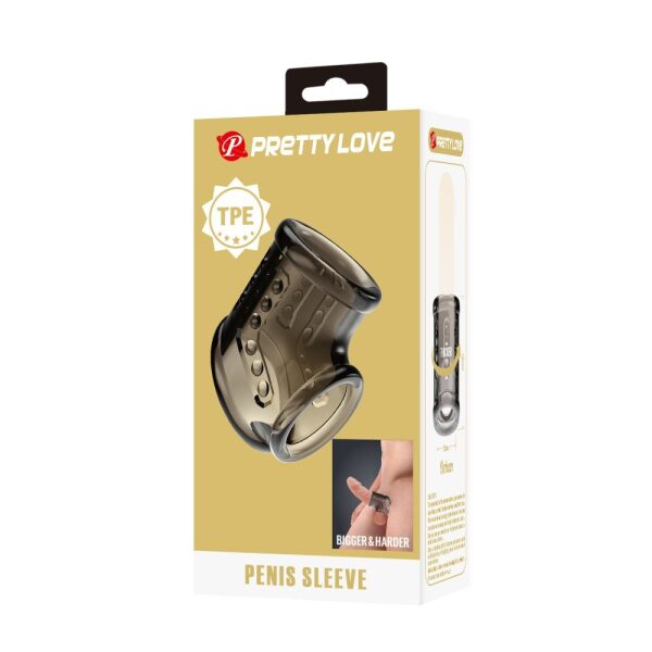 Pretty Love Orhan Penis Sleeve TPE - Black