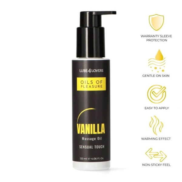 Oil of Pleasure, Vanilla Hot Massage Oil, 120 ml