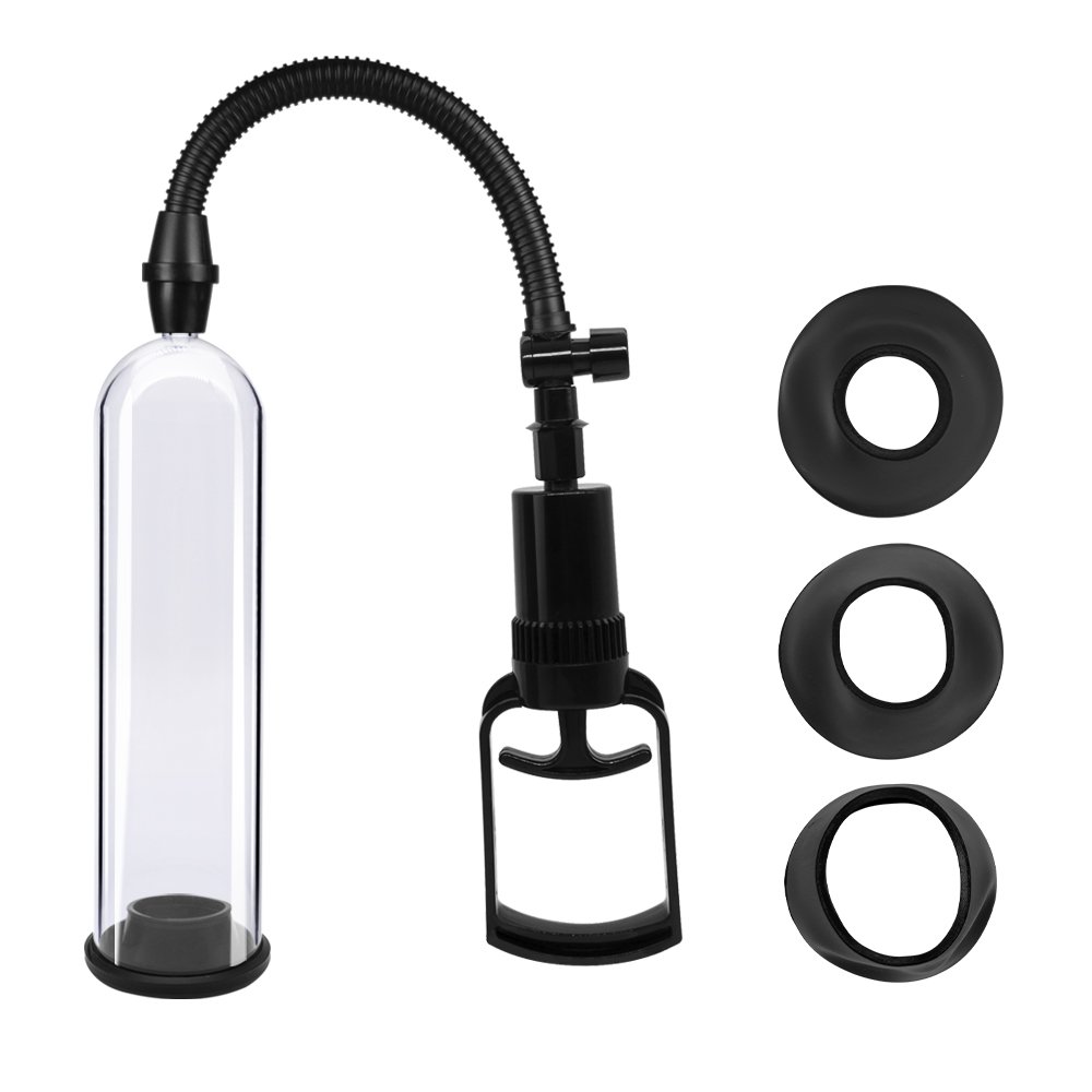 Begginner Penis Enlargement Pump With Lever And 3 Silicone Sleeves - Image 2