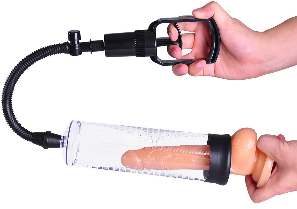 Begginner Penis Enlargement Pump With Lever And 3 Silicone Sleeves - Image 3