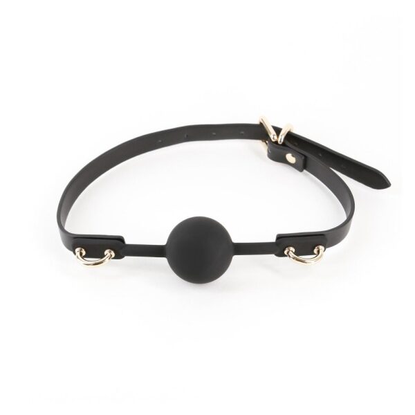NS Novelties Fetish & Fashion Carol Silicone Ball Gag - Black