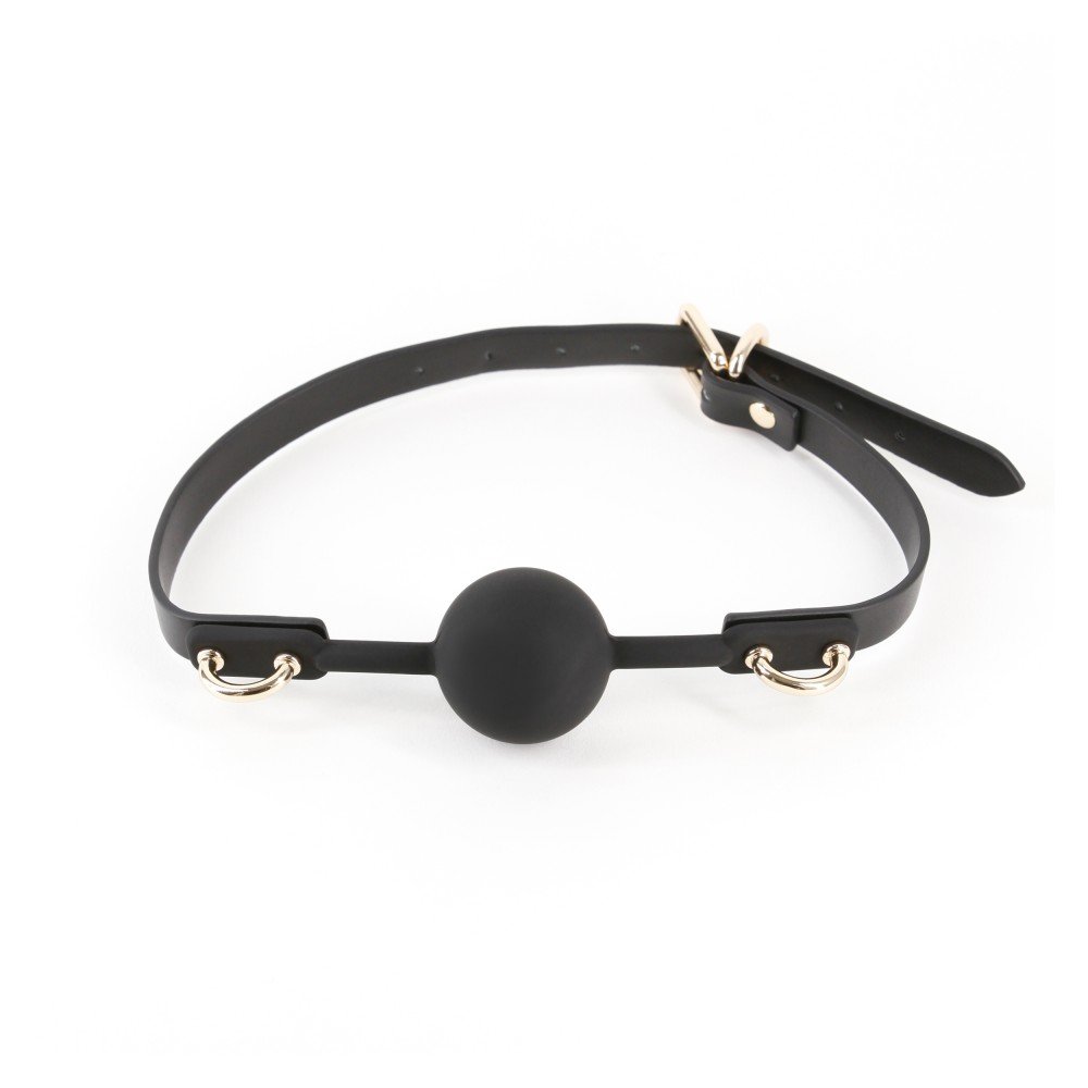 NS Novelties Fetish & Fashion Carol Silicone Ball Gag - Black