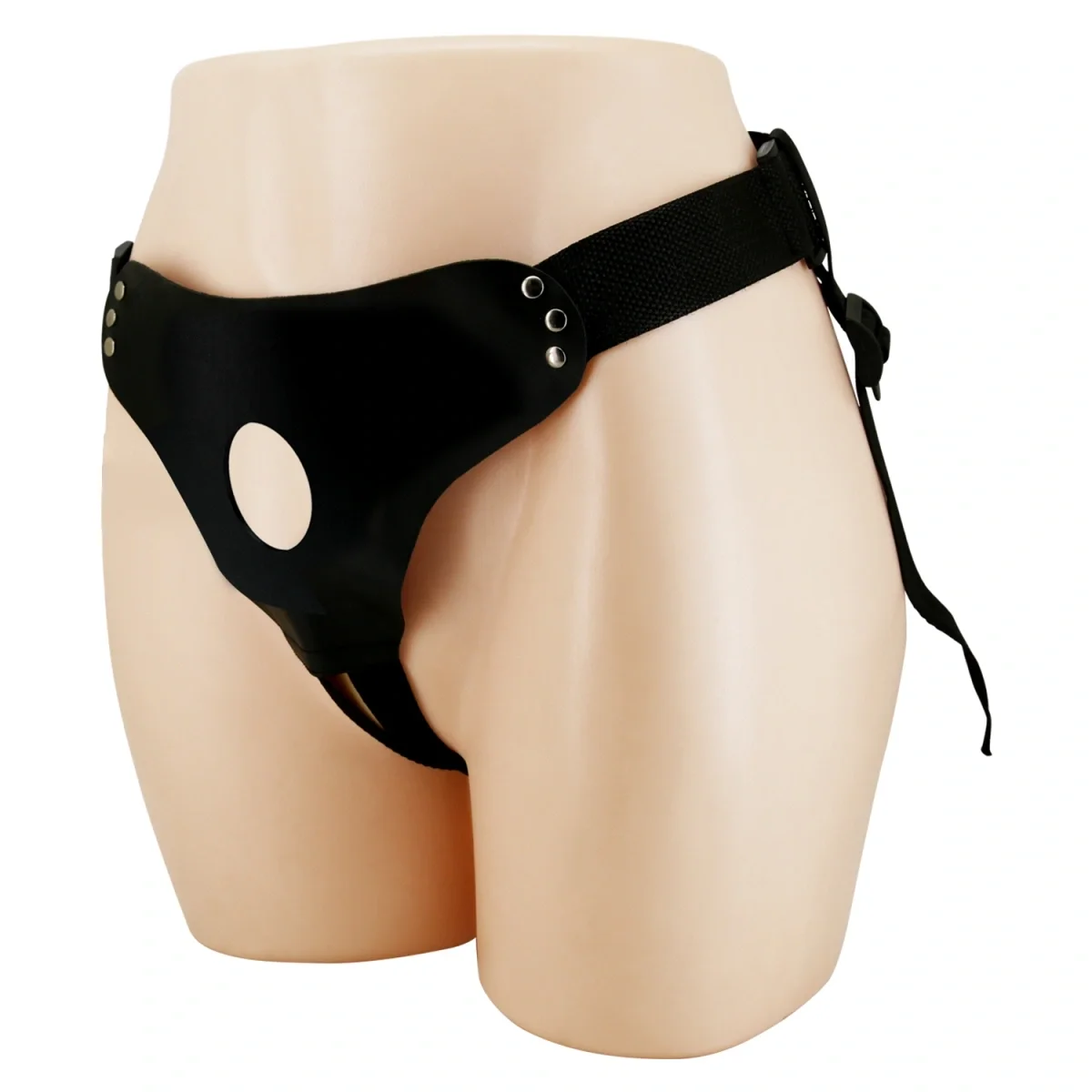Pretty Love Harness Strap-On Briefs-Black - Image 7
