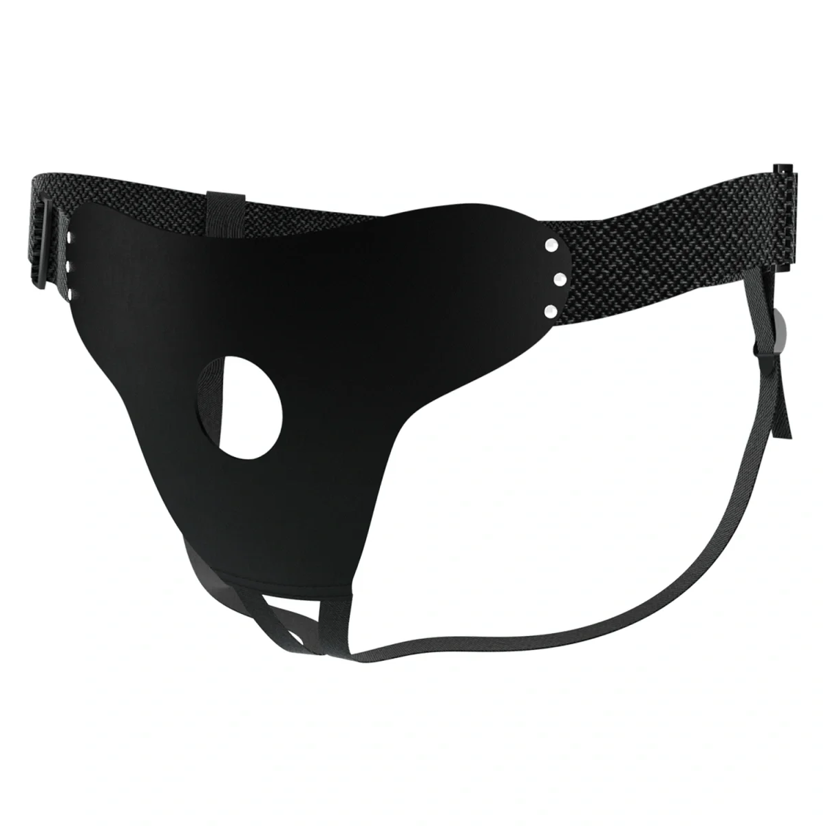 Pretty Love Harness Strap-On Briefs-Black - Image 5