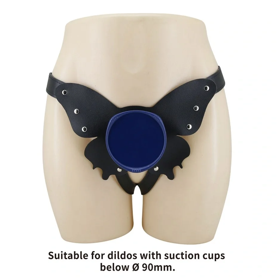 Pretty Love Caludio II, Harness Strap-On Briefs - Black/Blue - Image 4