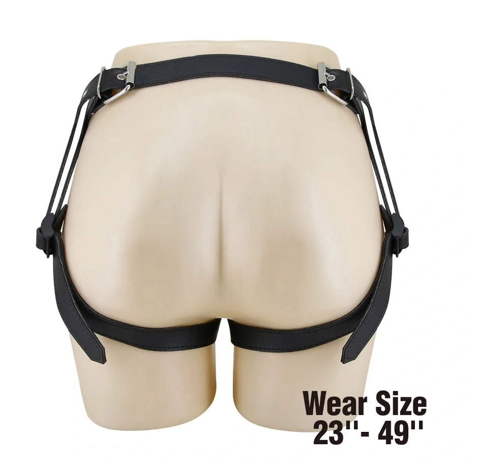 Pretty Love Caludio II, Harness Strap-On Briefs - Black/Blue - Image 3