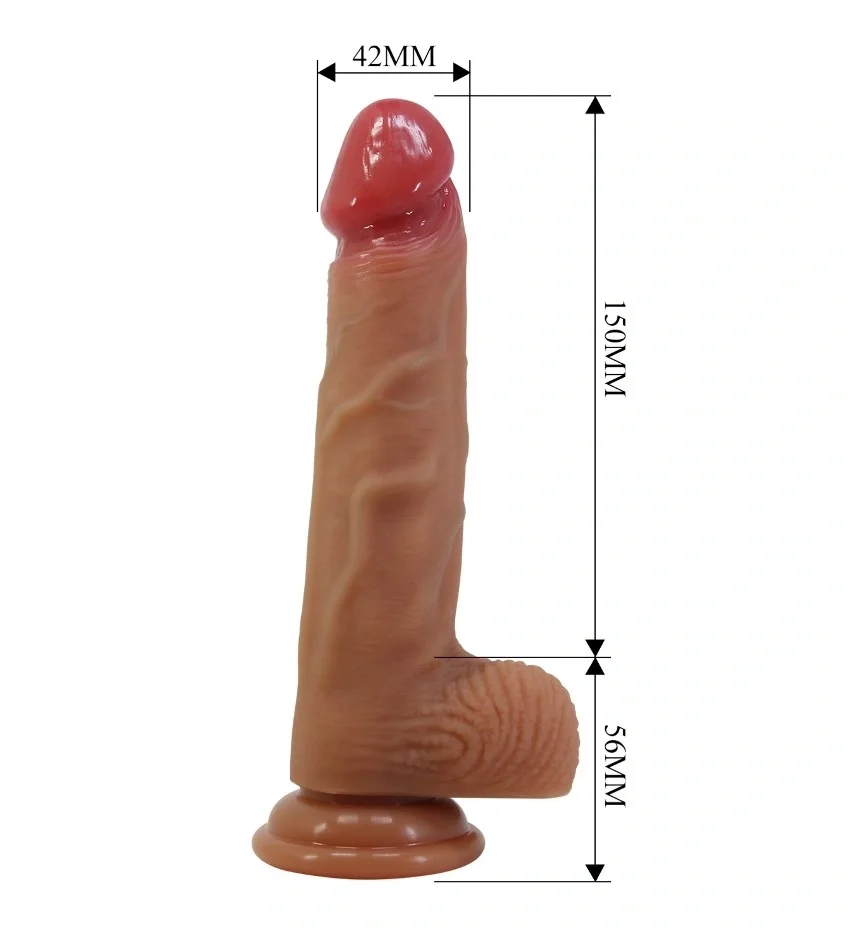 Pretty Love Wells Strap-on Harness Briefs, Suction Cup Attachment, Silicone Dildo, Natural, 20.6 cm - Image 3