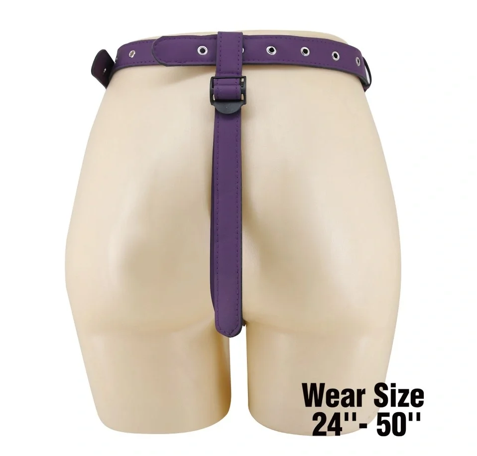 Pretty Love Caludio III, Harness Strap-On Briefs - Purple - Image 3