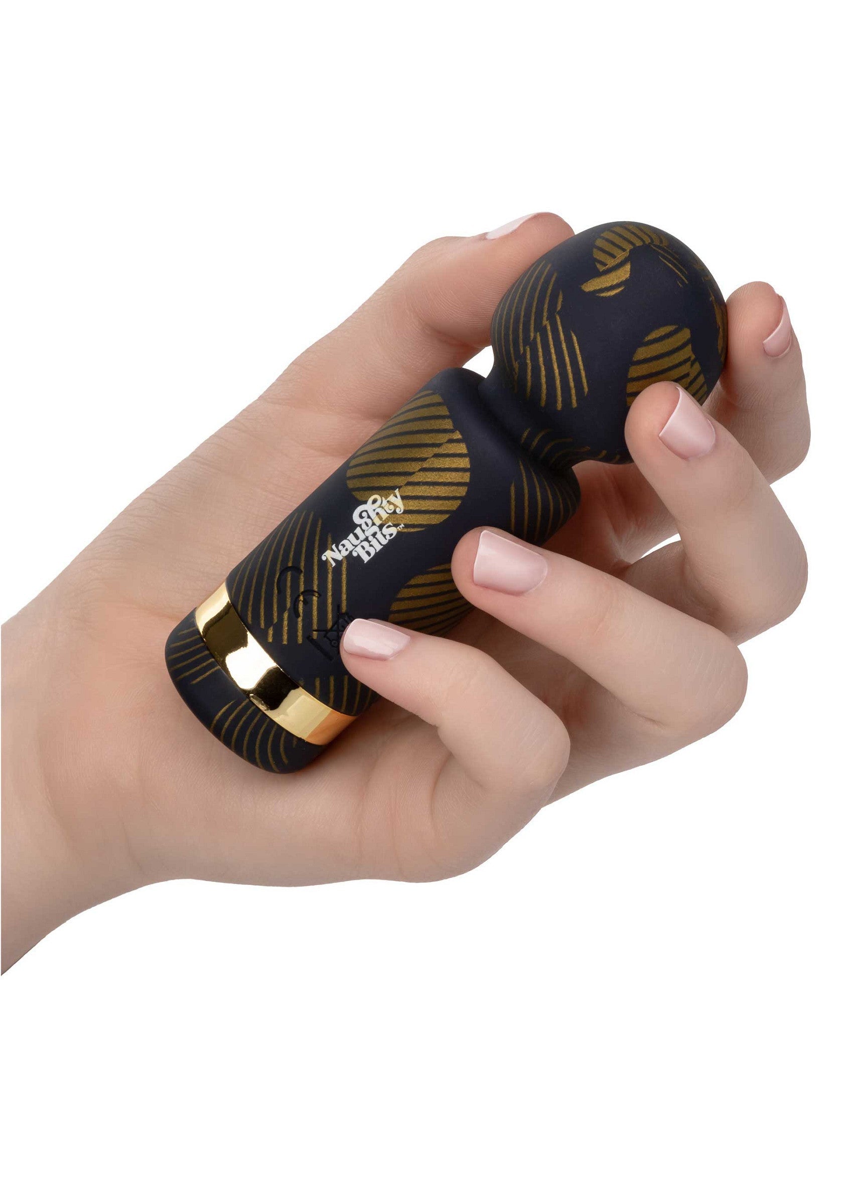 CalExotics - Lit Clit Teeny Weenie Rechargeable Mini Wand - Black - Image 2