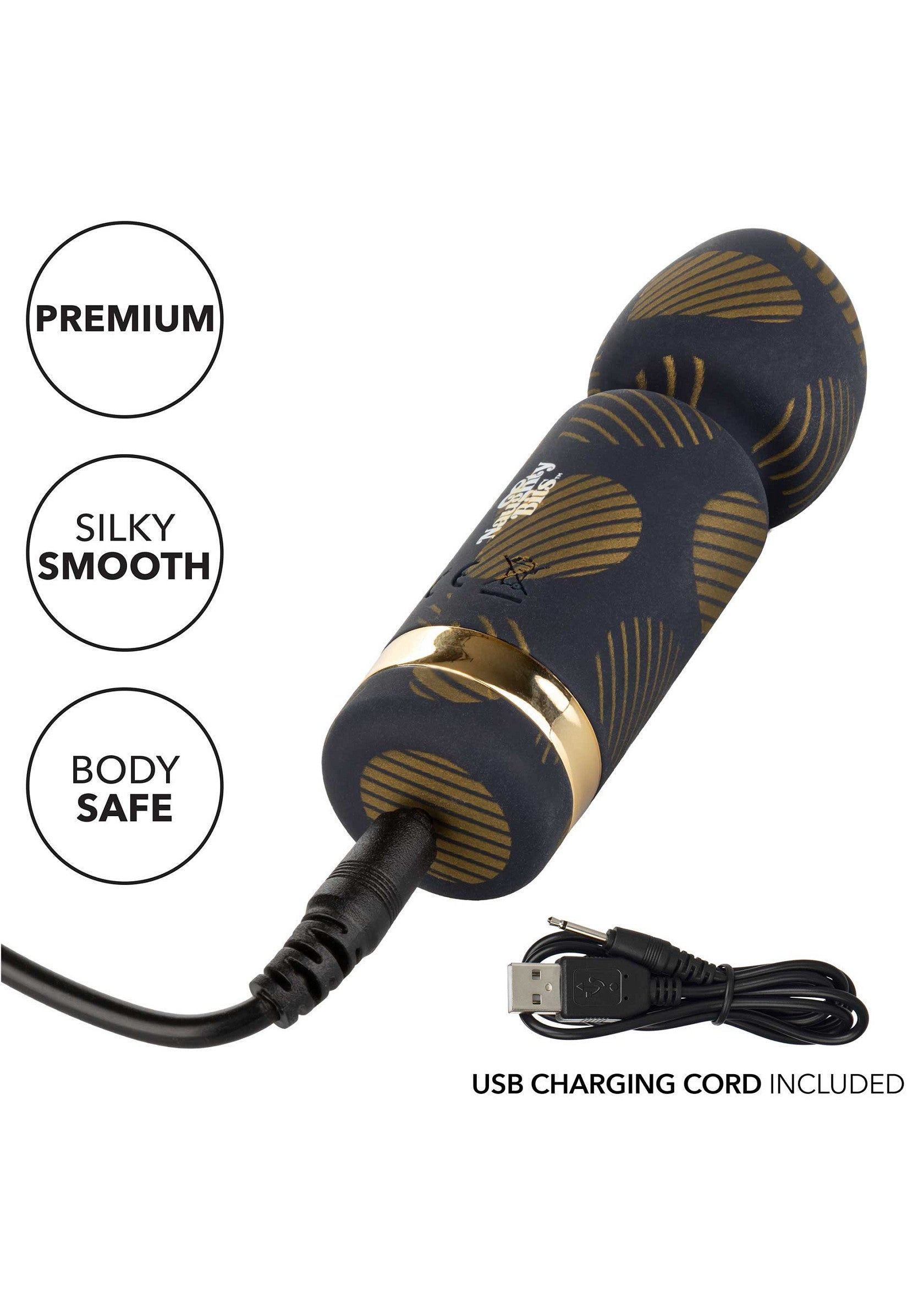 CalExotics - Lit Clit Teeny Weenie Rechargeable Mini Wand - Black - Image 5