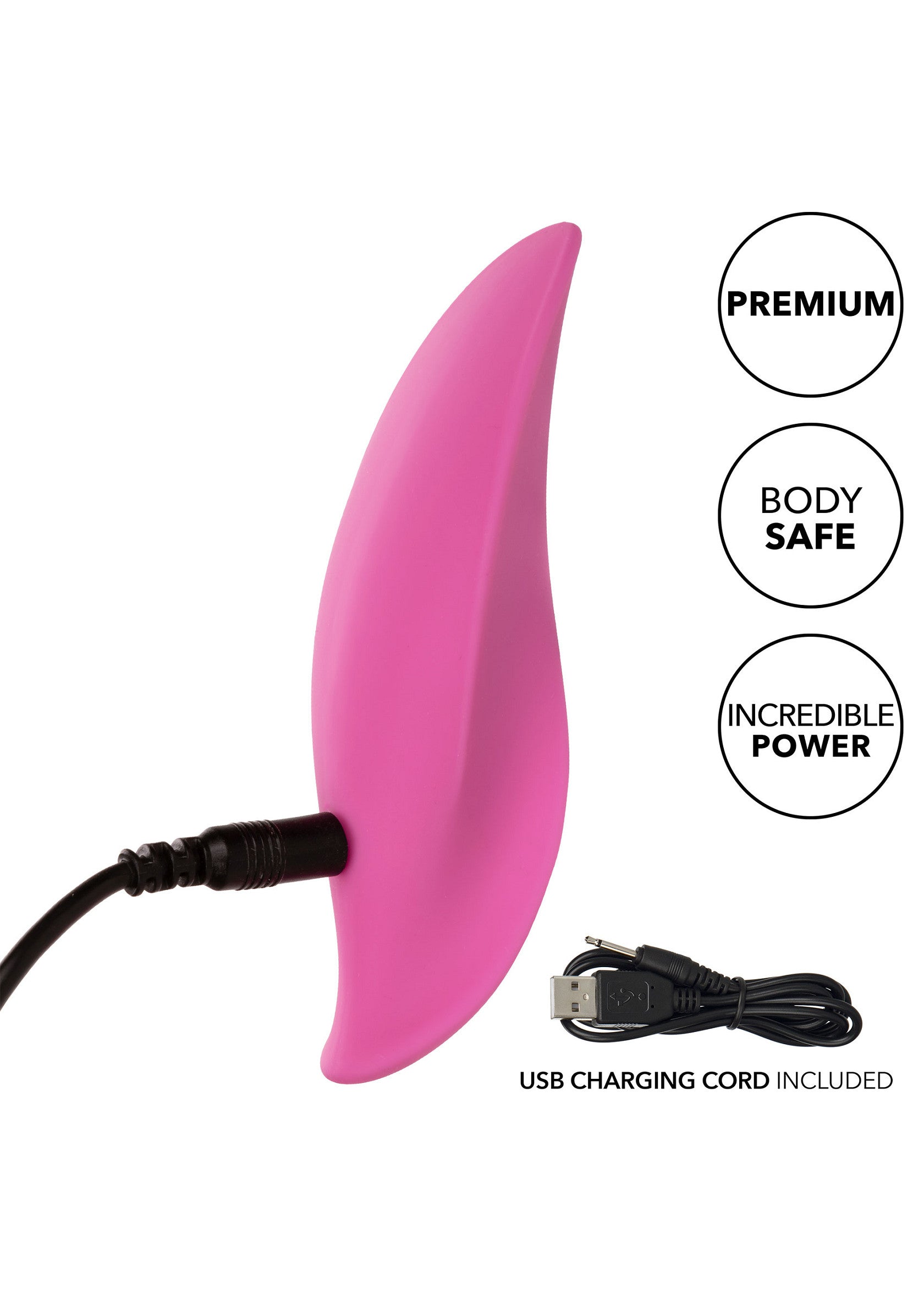 CalExotics LuvMor Foreplay, Silicone Clitoris USB Rechargeable Stimulator - Pink - Image 7