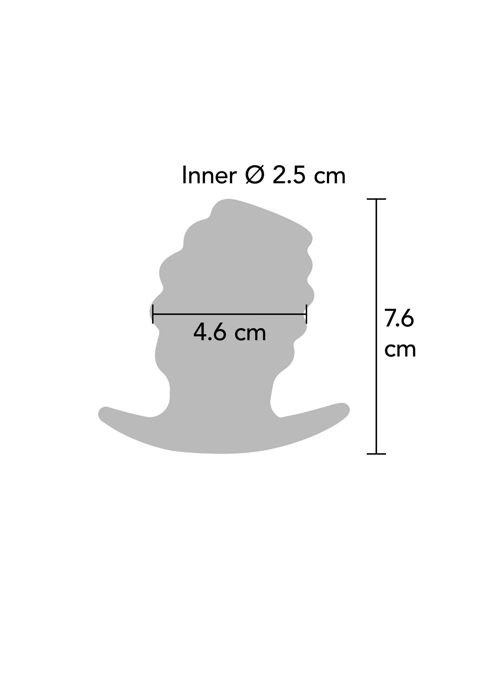 Hidden Desire Extreme Invader Silicone Open Plug Medium - Image 3